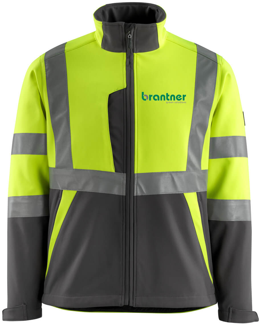 MASCOT® SAFE LIGHT Warnschutz Soft Shell Jacke KIAMA  Brantner