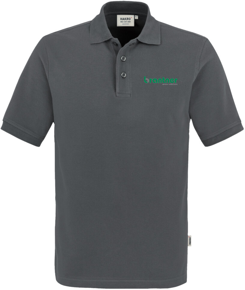 HAKRO Classic Poloshirt 810 graphit BRANTNER